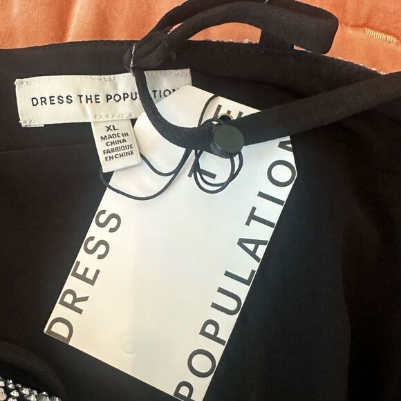 NWT Dress The Population Cara Embellished Bustier Dress - Picture 8 of 8